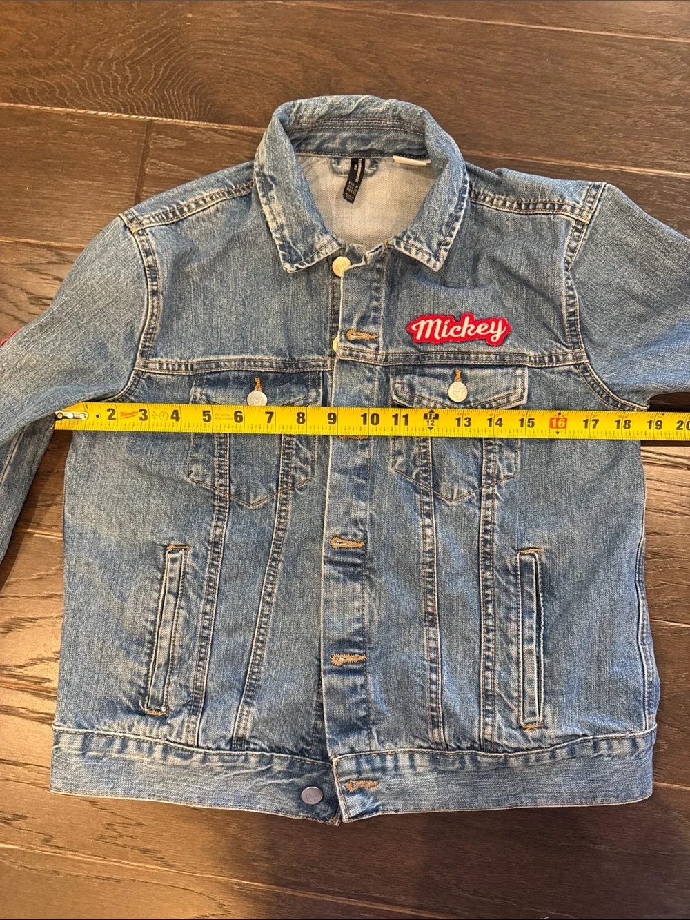 Rare Collectible Zara Trafaluc Denimwear Jacket with Disney Character Patches - Picture 12 of 13